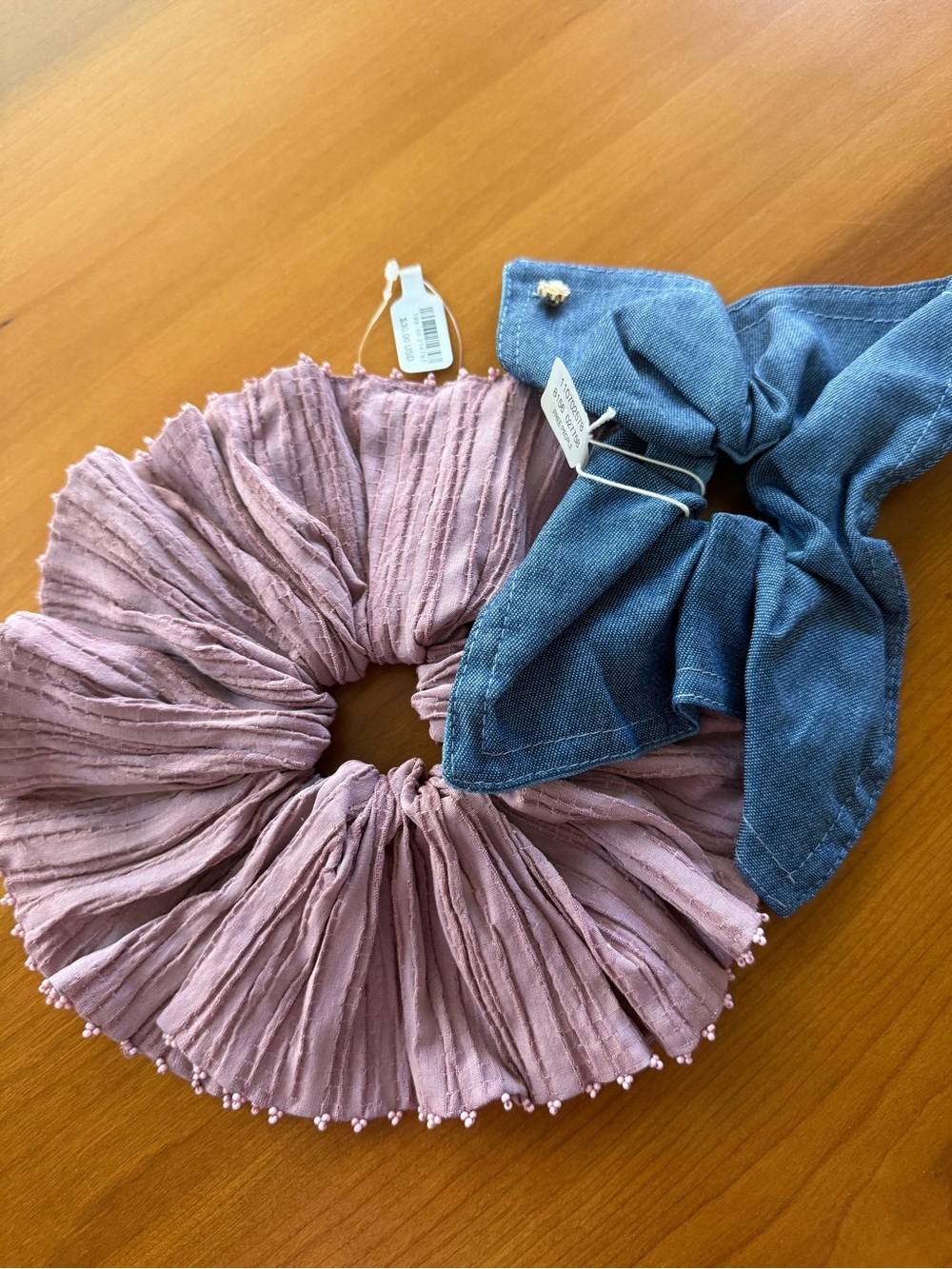 Free People Calypso & Denim Scrunchie Set